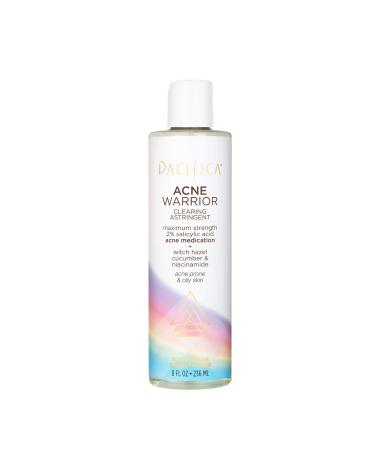 Pacifica Beauty  Acne Warrior Clearing Astringent  Salicylic Acid  Niacinamide  Witch Hazel  Cucumber  Face Toner  Oily/Acne Prone Skin  Paraben Free  Sulfate Free  Vegan & Cruelty-Free