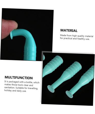 Solustre 6pcs Contact Lens Suction Rod - Soft Contacts Remover Tool RGP Plunger ABS Material Green - Perfect for Easy Insertion & Removal - Buy Online on GoSupps.com