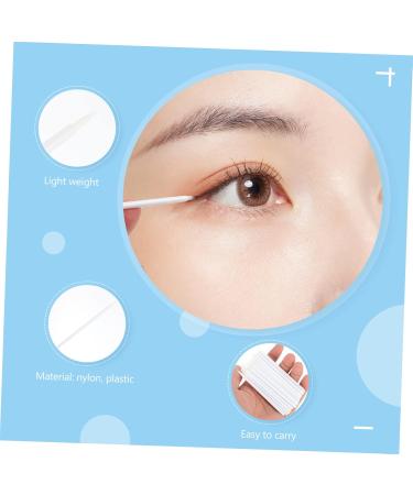 Angoily 100pcs Disposable Eyeliner Brush Makeup Brush Eyeliner Fiber Brush Cosmetic Eye Brush Lipstick Girl 9x6.5cm White - Buy Online on GoSupps.com