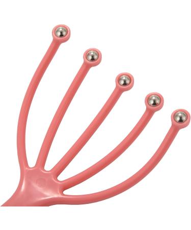 Coserori Handheld Five Finger Claw Steel Massage Device - Head Skin & Neck Relaxation - Pink | International Shipping - Buy Online on GoSupps.com