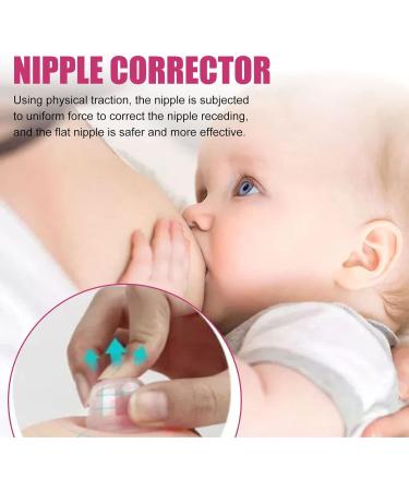 Nipple Corrector for Inverted Flat And Shy Nipples Inverted Nipple Corrector Sucks Sunken Flat Nipples Transparent Silicone Nipple Suckers Breastfeeding for Pregnant Women Young Girl - Buy Online on GoSupps.com