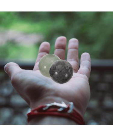 Healeved Marmor-Baoding Balls - 2 Sets for Hand Exercise Stress Relief & Meditation | Premium Chinese Hand Massage Balls - Buy Online on GoSupps.com