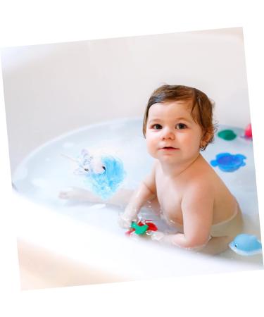 Healeved 4pcs Exfoliating Bath Ball Flower Scrubber | Loofah & Foam Body Wash Puff - Premium Bath Supplies for a Refreshing Shower Experience - Buy Online on GoSupps.com