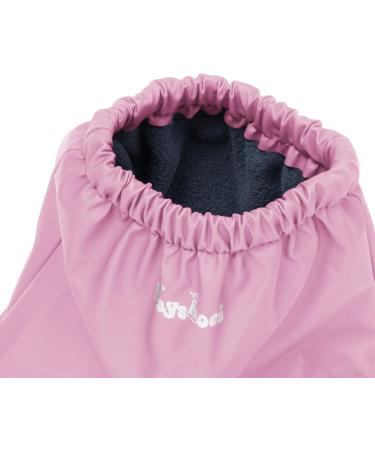 Playshoes Unisex Kid's Waterproof Fleece-Lined Footies - Small Pink Rosa - Buy Online on GoSupps.com
