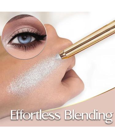 Gleamon Double-Ended Eyeshadow Pencil 2-In-1 Pearlescent Eyeshadow Makeup Pen Stick Double Ended Eye Shadow Stick Waterproof Long Lasting Eyeshadow Highlighter Stick (3PCS+wooden tea brown) - Buy Online on GoSupps.com
