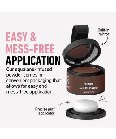 Magic Root Cover Up - #13 Medium Brown Hair Touch Up Powder | Water-Resistant & Convenient Mirror | 0.14oz International Shipping - Buy Online on GoSupps.com