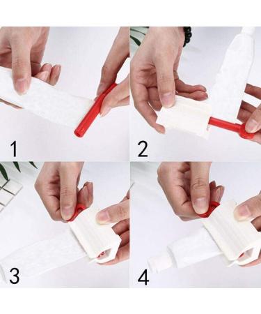 Ziryxq Toothpaste Tube Squeezer - Multifunctional Press Clip for Clean Bathroom & Facial Needs - Buy Online on GoSupps.com
