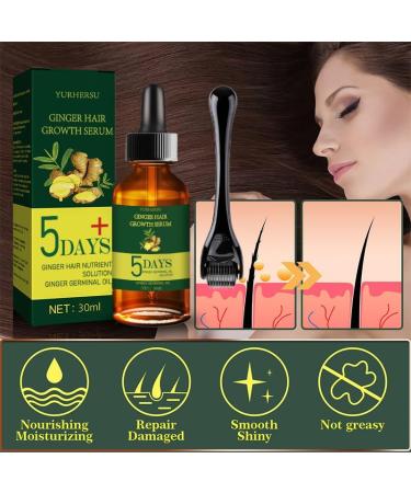 Dermaroller Set Microneedling with Hair Growth Serum Anti Hair Loss Hair Growth Agent Professional Titanium Needles Skin Roller for Stimulating New Hair Growth (0.25mm kit) - Buy Online on GoSupps.com