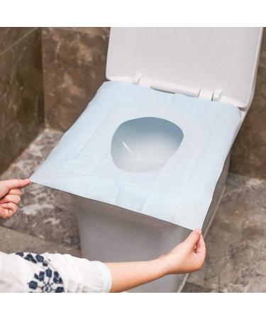 Disposable Toilet Seat Covers - 30 Count Travel Set for Adults & Kids - Individually Wrapped Portable Covers for Potty Training - 3 Packs - Waterproof - Ideal for Public Toilets, Cruise, Plane & Train - 15.5x17.9 Inch - Buy Online on GoSupps.com