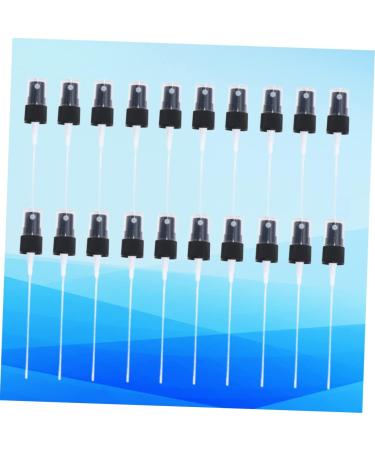 Fomiyes 20-Pack Spray Bottle Pumps for Perfume & Essential Oils Travel-Friendly Replacement Nozzles Hand Soap Dispenser Heads - Black 15x6cm - Buy Online on GoSupps.com