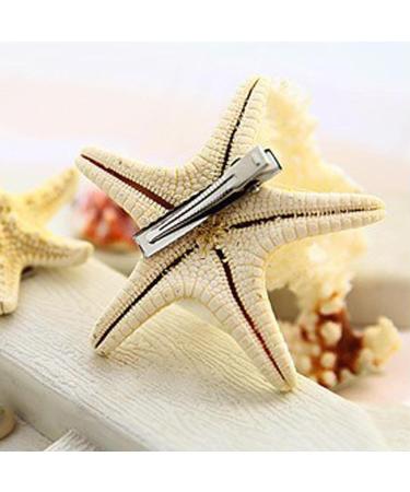 Bohemia Starfish Hair Clip Barrette - Beach Festival Hair Accessory for Women - Buy Online on GoSupps.com