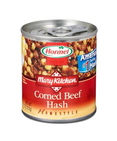 Hormel Mary Kitchen, Homestyle Corned Beef Hash 7.5 oz Can, Case Packed, (Pack of 6)