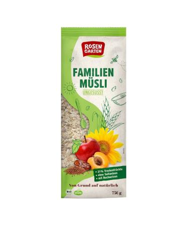 Rosengarten ROSENGARTEN Organic Family Muesli 750 g