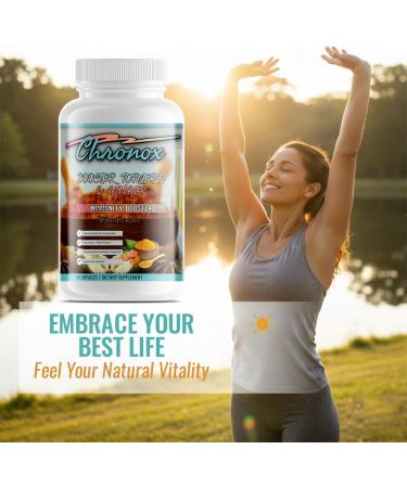 Turmeric & Ginger Supplement - Herbal Dietary Supplement with Antioxidant Liver & Digestive Support - Herbal Supplements for Daily Wellness Comfort Balance & Overall Healthy Lifestyle - 60 Capsules - Buy Online on GoSupps.com