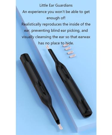 Smart Visual Ear Wax Removal Tool - 1080P Wireless Otoscope with 6 Silicone Spoons IP67 Waterproof for iPhone & Android - Buy Online on GoSupps.com