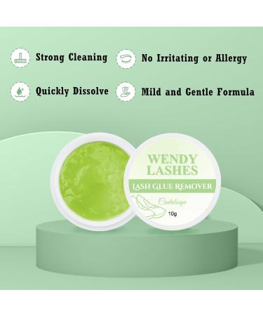Wendy Lash Remover for Extensions | Mild Non-Irritating Eyelash Glue Remover - Strong Cleaning (Cantaloupe 10g) - International Shipping Available - Buy Online on GoSupps.com