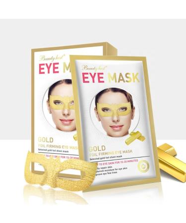Buy 24K Gold Eye Masks for Puffy Eyes & Dark Circles | Anti-Wrinkle Treatment | Revitalize & Refresh Your Skin - International Shipping - Buy Online on GoSupps.com