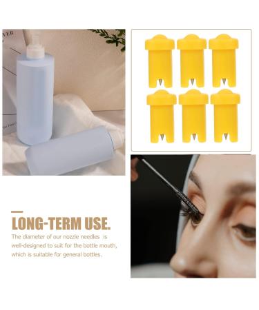 Beavorty 100pcs Anti-Blocking Needle Eyelash Glue Bottles | Perfect for Eyelash Extensions | Premium Quality PP Two-Color Design - Buy Online on GoSupps.com
