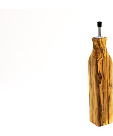 Kayrana Handmade 250 Ml Olive Wood Oil Bottle Olive Wood Oil Dispenser Rustic Olive Wood Bottle Handcrafted Wooden Bottle Suitable for Olive Oil - Buy Online on GoSupps.com