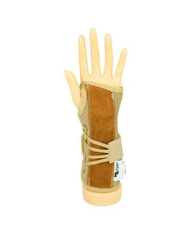 Deluxe 51885 Lace-Up Wrist Splint for Comfort and Stability Single Pull Closure Carpal Tunnel Arthritis or Pain Relief Left X-Large