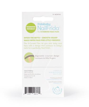 Fridababy NailFrida S-Curved Nail Files - 5 Pack (White) | Gentle Baby Nail Care - Buy Online on GoSupps.com