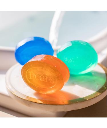 PEARS Soap - Pure & Gentle Glycerin Face & Body Soap Value Pack | 3 Transparent Bars for Glowing Skin | Moisturizing Natural Oils - 13.2 Oz - Buy Online on GoSupps.com