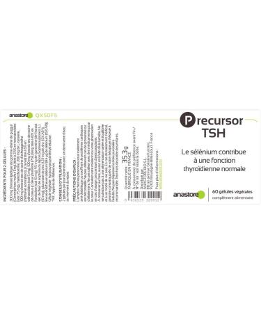 Precursor TSH * 60 capsules * Natural formula balanced with active ingredients - Buy Online on GoSupps.com