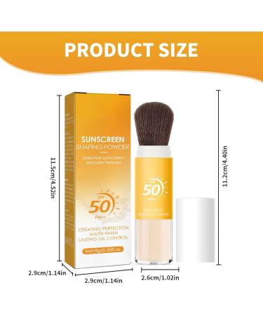 Asheyya Scalp SPF Powder SPF 50 Powder Sunscreen for Face Natural Matte Lasting Breathable All Skin - Buy Online on GoSupps.com