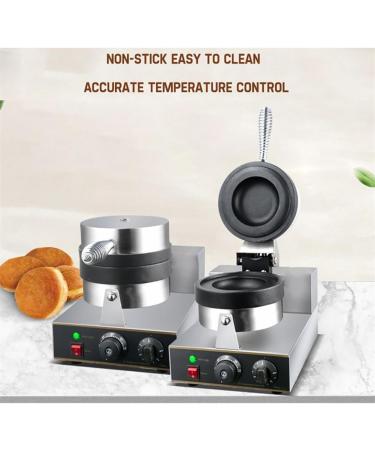 OPSREY Burger Waffle Maker Commercial 1300W Non-Stick Panini Press Hamburger Machine Electric Flip Waffle Iron Single Head Donut Machine 50 300 Adjustable Temperature Hamburger Machine - Buy Online on GoSupps.com