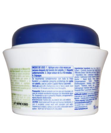 Maria Salome Keratin2 Repairing Hair Mask 350ml - No Salt Formula - Buy Online on GoSupps.com