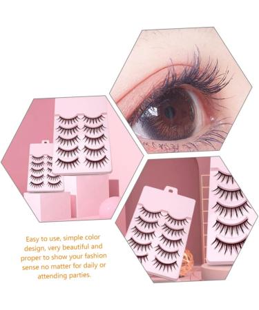 Ipetboom 30 Pairs Fake Eyelashes Lash Extension Natural Eyelashes Japanese Lashes Soft Light Reusable Black Eyelashes Eye Lashes Artificial Eyelashes False Lashes Fake Lashes Set Fiber Prom - Buy Online on GoSupps.com
