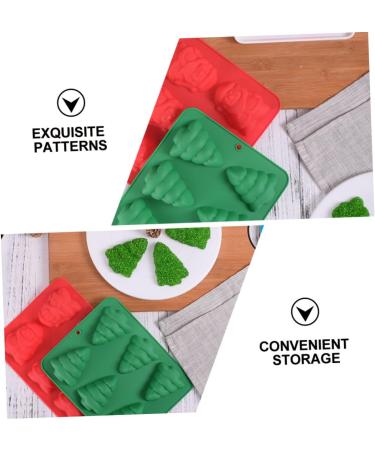 CIYODO Christmas Baking Molds Silicone Molds Gum Paste Molds Tool Trays DIY Handicraft Mold Crafts Fudge - Buy Online on GoSupps.com