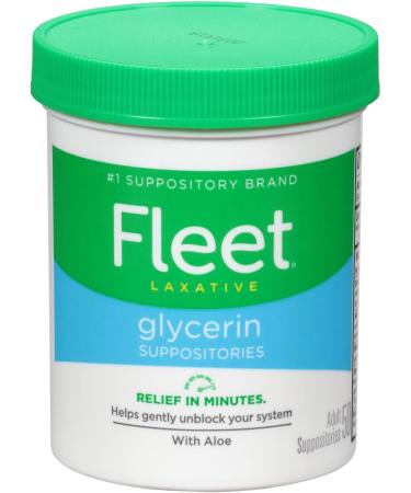 Colace 60 Count Stool Softener Plus Laxative Tablets and Fleet 50 Count Aloe Vera Glycerin Suppositories for Constipation Relief - Buy Online on GoSupps.com