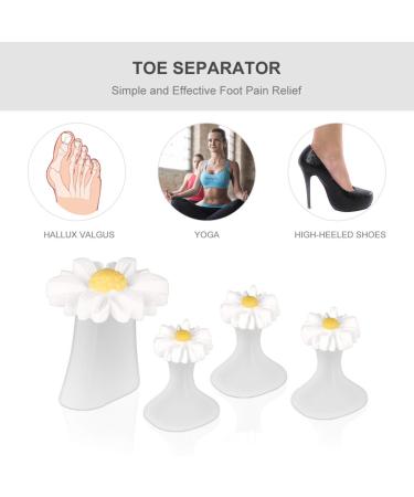 Osaladi Silicone Toe Spreader Set - Nail Polish & Pedicure Tool for Women | Flower Design Toe Protectors & Separators - Buy Online on GoSupps.com