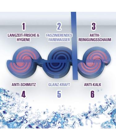 CILLIT BANG Blue Wave WC Flusher - Toilet Cleaner Foam & Flower Fresh Scent | 3 x 2 Pack - Shop Internationally - Buy Online on GoSupps.com