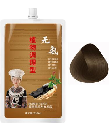 Shampooing Colorant - Colorant Shampooing V g tal Pour La Coloration Capillaire Cr me Douce Longue Dur e pour Femmes Adultes D butants Id al Cadeau Th noir - Buy Online on GoSupps.com