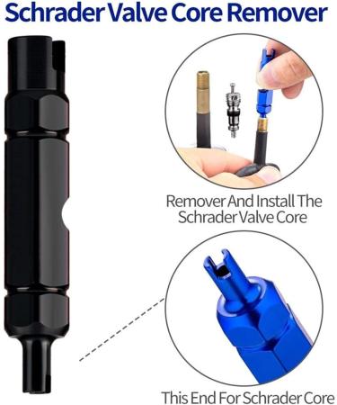 T TAKONE Valve Remover Tool Black - 3 in 1 Universal Tire Valve Tool for Easy Tire Maintenance | International Shipping Available - Buy Online on GoSupps.com
