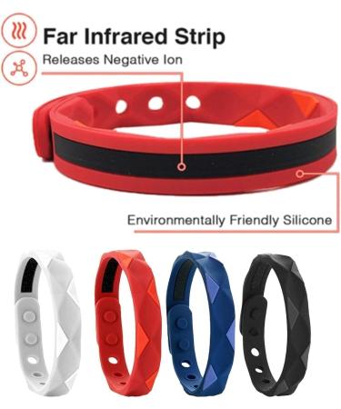 Plbrest Antistatic Negative-Ion Sports Arm Tape & Waterproof Silicone Bracelets for Energy Balance and Weight Management - Buy Online on GoSupps.com