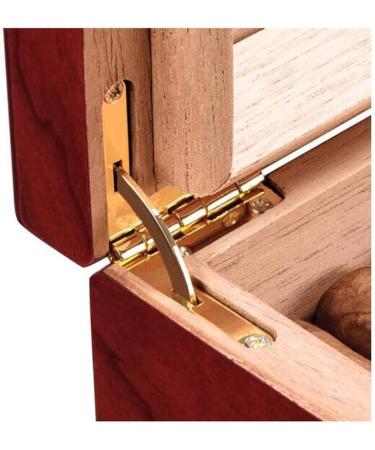 Cigar Boxs Humidors Handcrafted Cecigar Desktop Humidor with Embedded Leather Cigar Case Cigar Box Moisturizifragrant Cetransparent Sunroof Built-in Humidifier About 35 Sticks - Buy Online on GoSupps.com