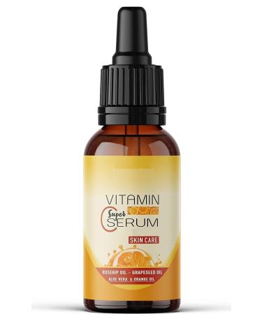 AM Vitamin C Face Serum for Glowing Skin | Skin Pigmentation | Scar Treatment Wrinkle Anti Aging Skin Care Oily & Dark Spot Corrector For Men & Women (30ml)