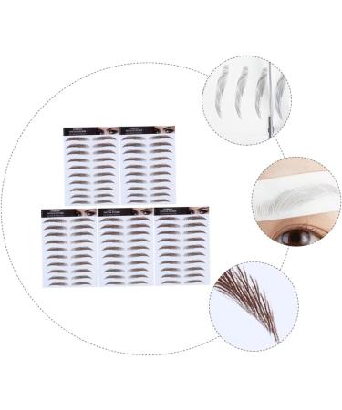 FOMIYES 15 Pcs Eyebrow Stickers Eyebrow Transfer Tattoos Artificial Eyebrow 3 Stickers Make up - Buy Online on GoSupps.com