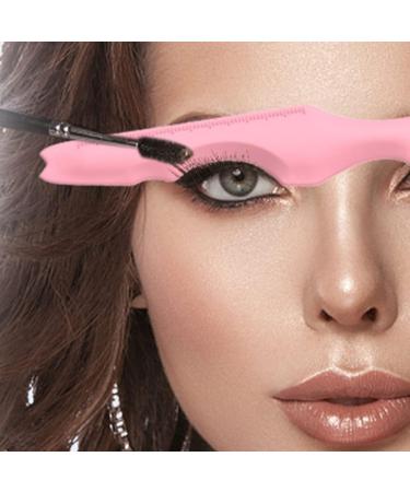 COHEALI Eyeshadow Stencils 2pcs Silicone Beauty Ruler Eyeshadow Silicone Eyeliner Shield Silicone Eyebrow Stencil Bevel Cream - Buy Online on GoSupps.com