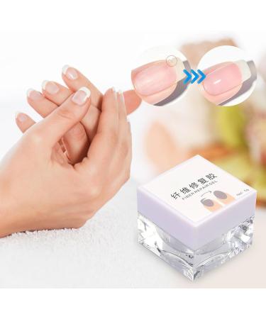Nail Repair Gel - 5g Phototherapy Nail Gel Nail Strengthener Glue - Multifunctional Nails Solid Builder Nail Extension Gel Glue Clear Healthy Nail Strengthener for Weak Nails Wynott - Buy Online on GoSupps.com