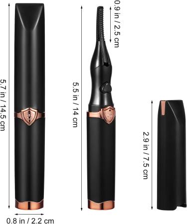 Heated Eyelash Curlers Electric Eyelash Curlers 2 in 1 Clip-Type with Comb USB Rechargeable Lash Curler Eyelash Styling Tools for Women Makeup Beauty - Buy Online on GoSupps.com