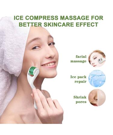 GWAWG Dermaroller 0.5mm Microneedling Roller - Stimulate Hair Growth & Facial Care for Men & Women | 540 Titanium Needles - International Shipping Available - Buy Online on GoSupps.com