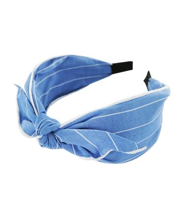 Buy Axy HR33 Vintage Hair Band with Bow - Beautiful Blue Headband Series 33 | International Shipping Available - Buy Online on GoSupps.com