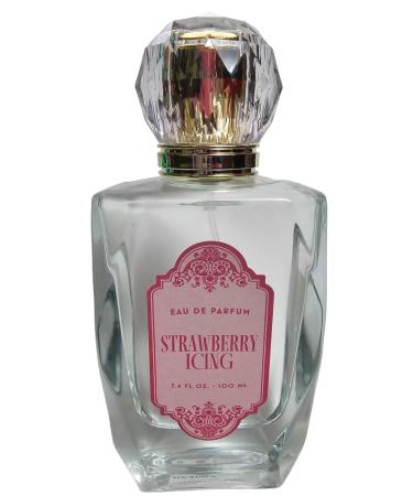 NEW Tru Fragrance Strawberry Icing Eau De Parfum 3.4 Fl Oz - Women's Perfume Strawberry Icing Perfume Spray for Her Sweet Fragrance