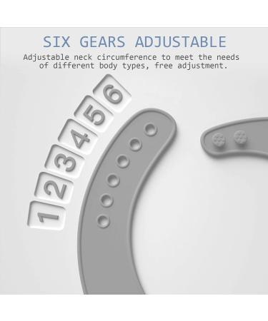 Silicone Adult Bibs for Eating Portable Waterproof Reusable Washable Bibs with Food Catcher Feeding Bibs for Women - Buy Online on GoSupps.com