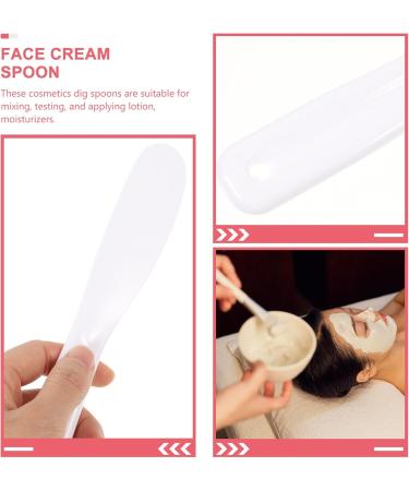 Healifty Lot de 5 Spatules Masque en Silicone Blanc Grand Format Cuill res Cosm tiques Multifonctions pour Soins du Visage Applicateurs Pratiques pour Utilisation Domicile Voyage - Buy Online on GoSupps.com