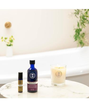 Neal's Yard Remedies Women's Balance Massage Oil - Relaxing Body Gift with Rose Essential Oil 100ml - Buy Online on GoSupps.com